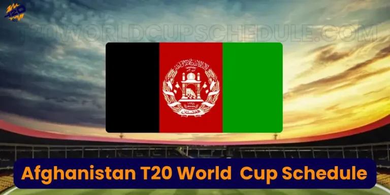 Afghanistan T20 World Cup 2026 Schedule