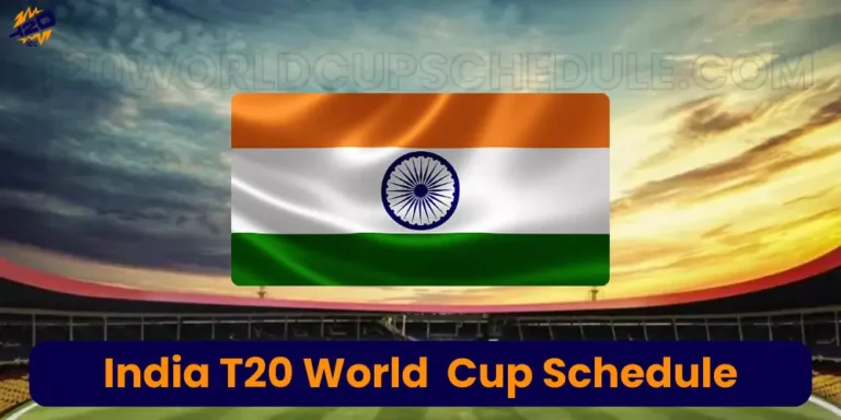 India T20 World Cup Schedule 2026