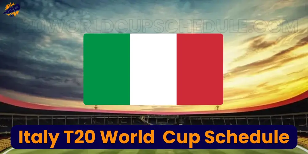 Italy T20 World Cup Schedule 2026