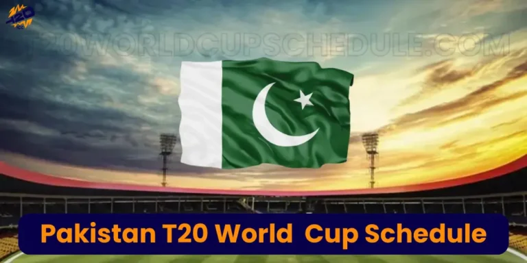 Pakistan T20 World Cup Schedule 2026
