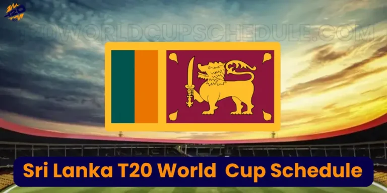 Sri Lanka T20 World Cup 2026 Schedule