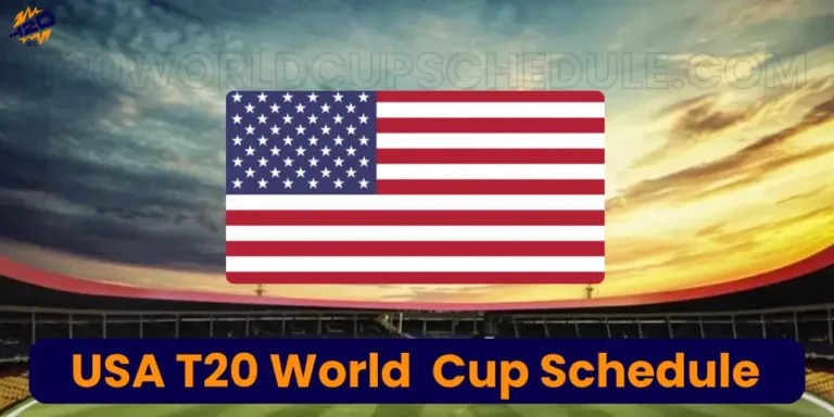 USA T20 World Cup Schedule 2026