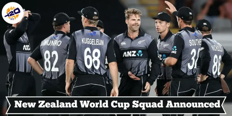 New Zealand Squad World Cup