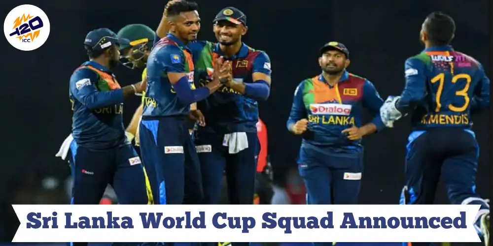 Sri Lanka World Cup 2026 Squad