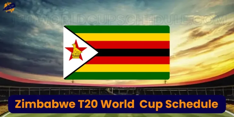 Zimbabwe T20 World Cup Schedule 2026