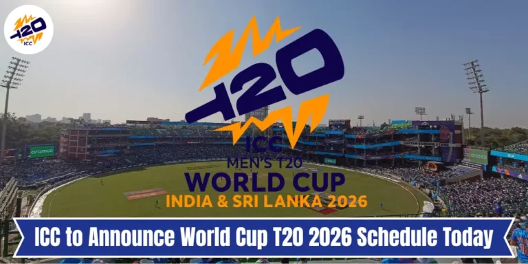 ICC to Announce World Cup T20 2026 Schedule Today