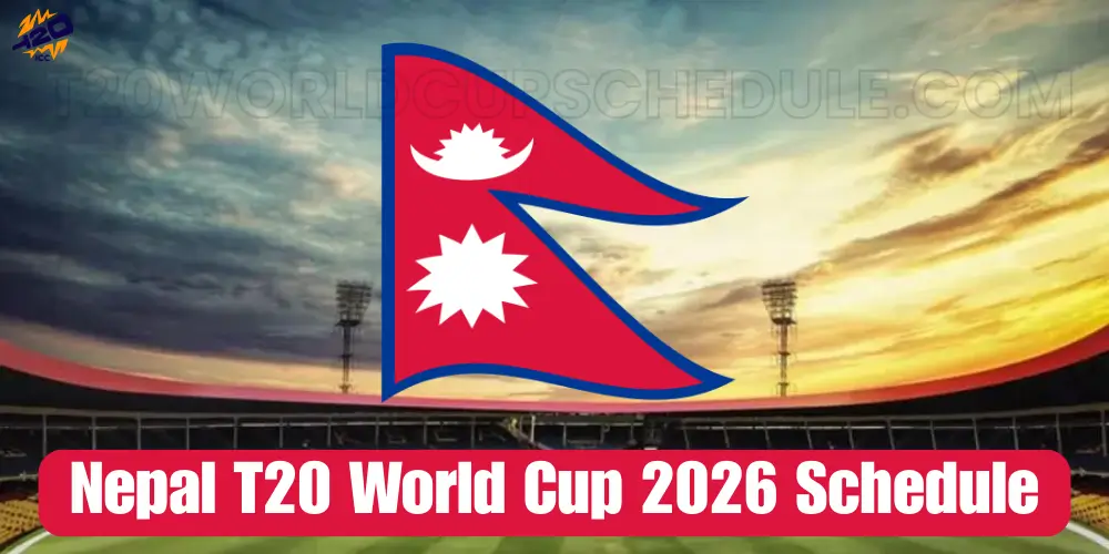Nepal T20 World Cup 2026 Schedule