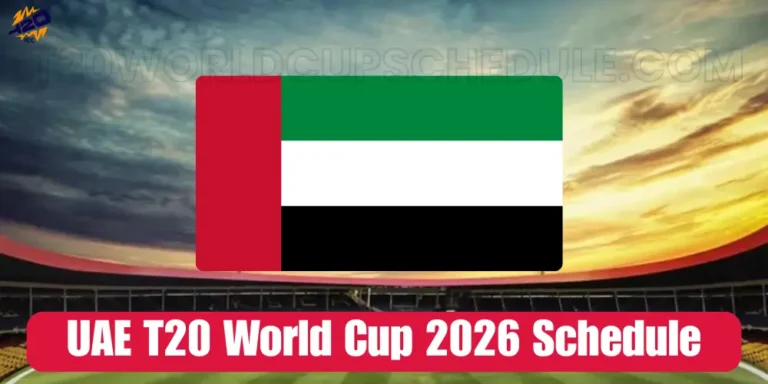 UAE T20 World Cup Schedule