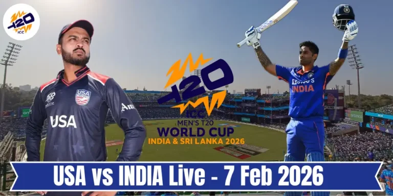 IND vs USA Live Score