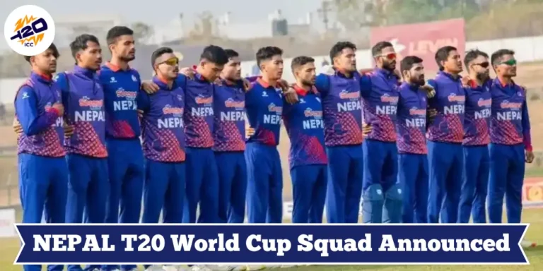 Nepal World Cup 2026 Squad