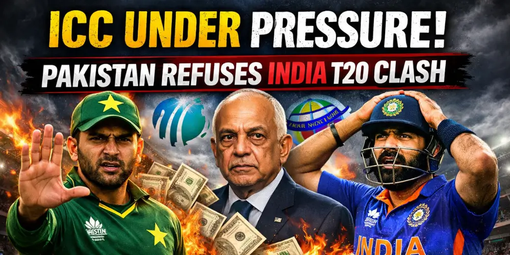ICC Under Pressure After Pakistan Declines India Match at T20 World Cup